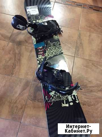 Сноуборд ride,крепления,ботинки Томск - изображение 1