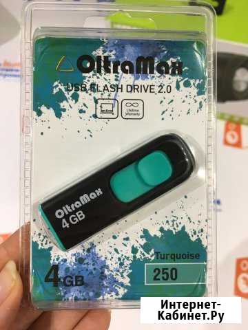 Флешка 4Гб OltraMax 250 салатовая Новосибирск - изображение 1