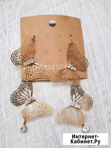 Серьги simple beauty новые Иркутск - изображение 1