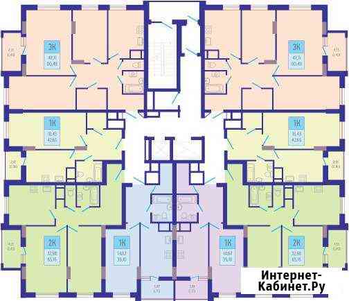 3-к квартира, 80.5 кв.м., 4/17 эт. Нижний Новгород