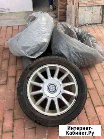 Зимняя резина Michelin 195/55/16 (липучка) + диски Красногорск