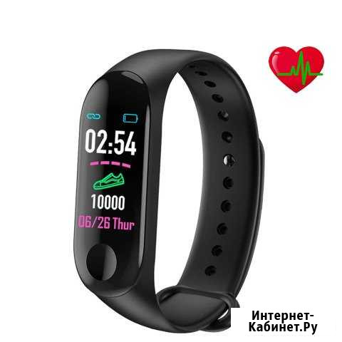 Фитнес браслет Smart Band M3,Новый Кемерово - изображение 1