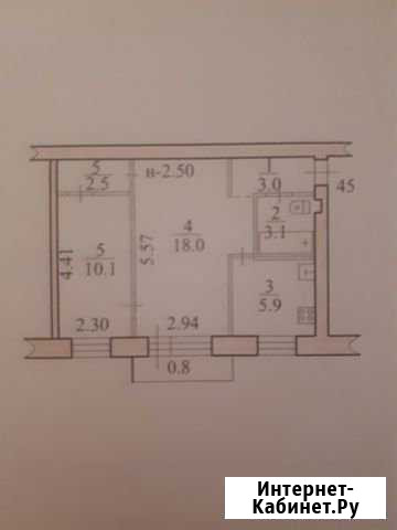 2-к квартира, 42 кв.м., 5/5 эт. Биробиджан - изображение 1