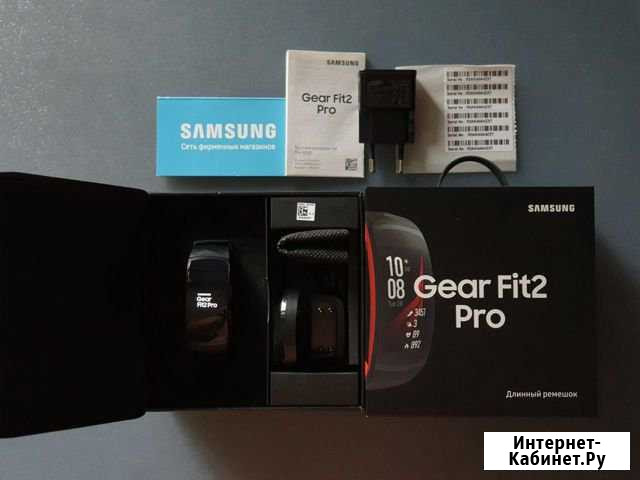 Фитнес часы SAMSUNG Gear Fit2 Pro Москва - изображение 1