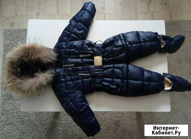 Комбинезон зимний Moncler 74 см Нерюнгри - изображение 1