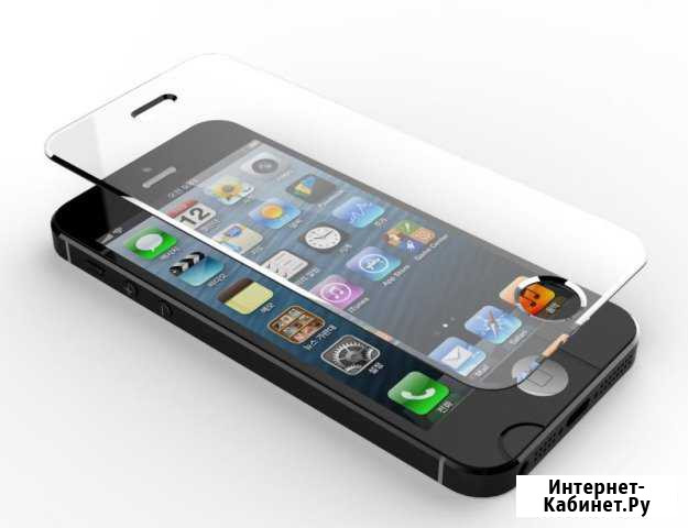 Защитное стекло на iPhone 5 Ишимбай - изображение 1