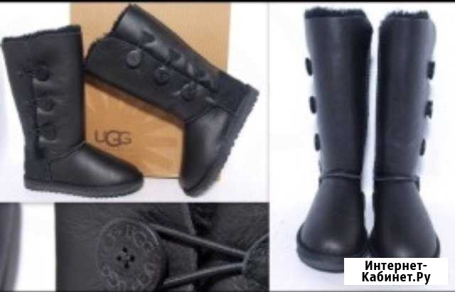 UGG чёрные высокие Коммунарка - изображение 1