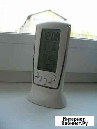 Отличный удобный будильник с термометром Иркутск