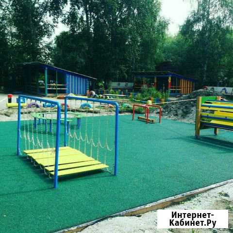 Резиновое покрытие толщина 10мм зелёный цвет 10GN Альметьевск - изображение 1