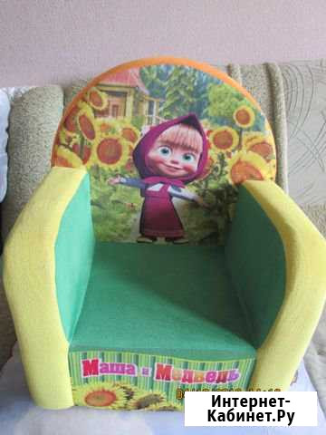 Мягкое кресло Маша и Медведь Оренбург - изображение 1