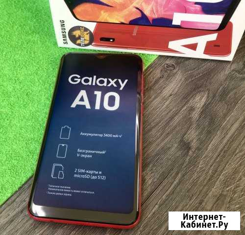 SAMSUNG Galaxy A10 32Gb Red Санкт-Петербург - изображение 1