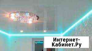 Натяжные потолки 17кв Зал 3 на 5,6 Петропавловск-Камчатский