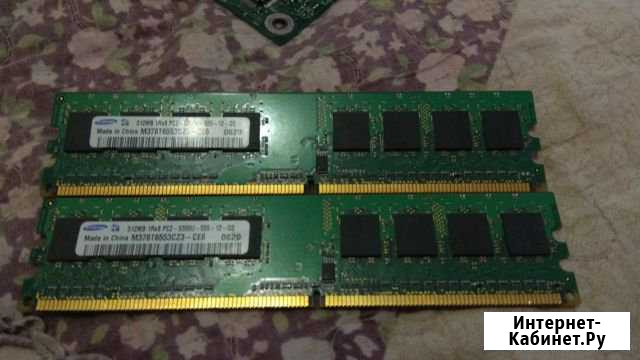 Оперативная память SAMSUNG DDR2 2x512Mb Пушкино - изображение 1
