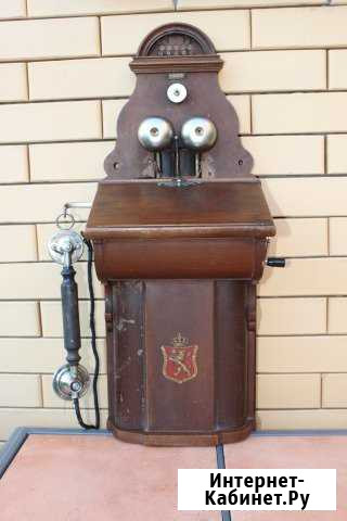 Настенный антикварный телефонный аппарат 1912 г Ростов-на-Дону - изображение 1