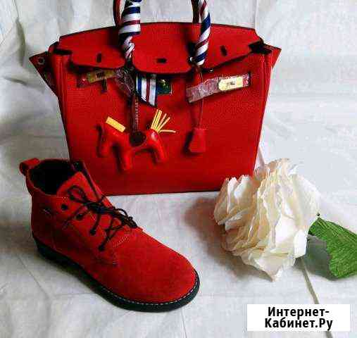 Модные замшевые ботиночки Воронеж