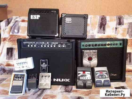 Комбоусилители,педалиroland,boss,MM,ESP,custom,NUX Комсомольск-на-Амуре