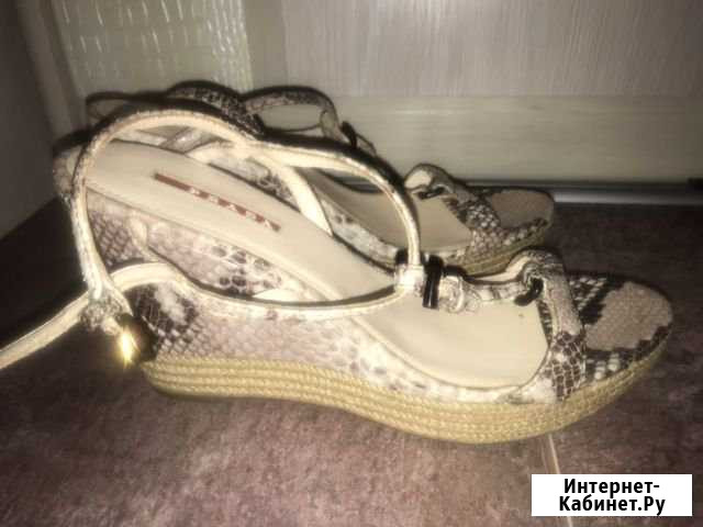 Босоножки Prada оригинал питон Геленджик - изображение 1