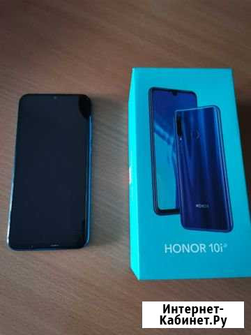 Продам Смартфон Honor 10i 128GB Phantom Blue Барнаул - изображение 1