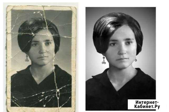 Восстановление и оцифровка старых фотографий Ефимовский - изображение 1