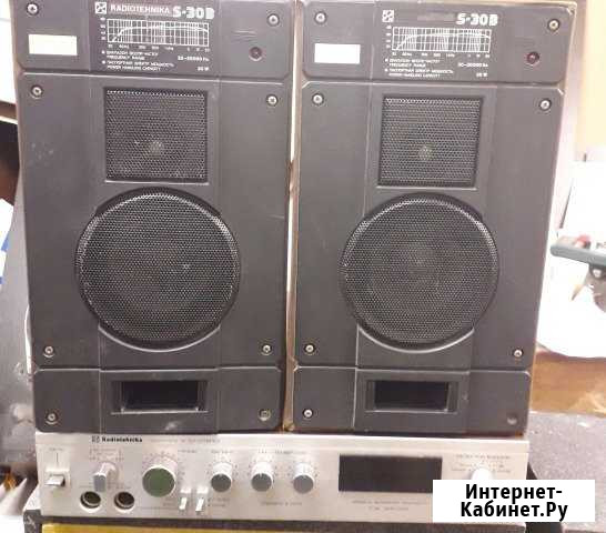 Radiotehnika Колонки S30b + Усилитель У101 Касли - изображение 1