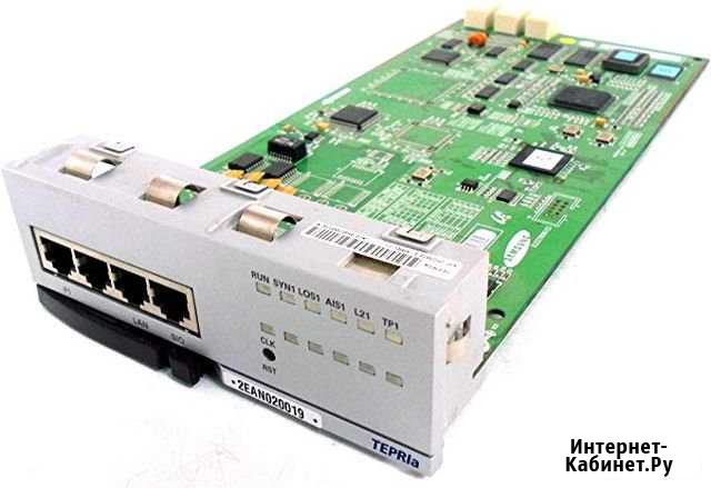 Плата Т1/Е1 PRI для атс SAMSUNG 7400 osdbte1/AUA Томск - изображение 1