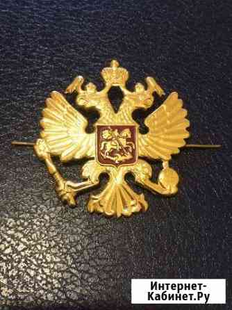 Кокарда «краб» мвд РФ на тулью Тихорецк
