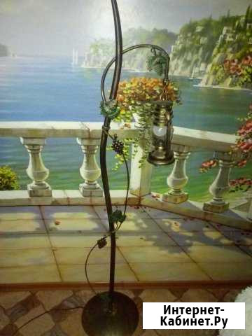 Торшер лофт напольный,керосиновая лампа Волгоград - изображение 1