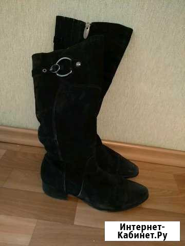 Сапоги нат замша Уфа - изображение 1