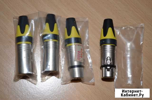 «Штекер XLR коннектор Neutrik Xlr 3-Pin» Владивосток - изображение 1