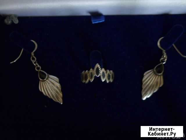 Серьги и колечко серебро Краснодар - изображение 1