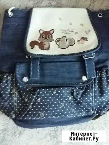 Новый детский джинсовый рюкзак Казань - изображение 1