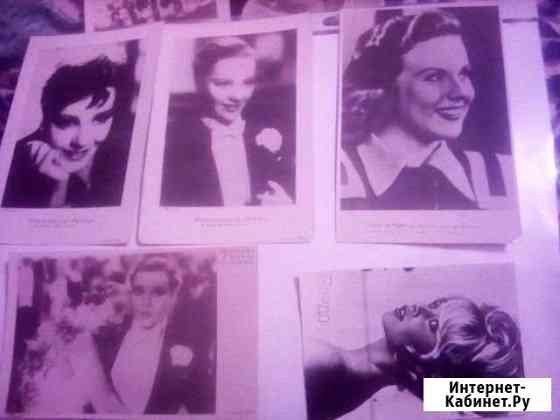 Фотооткрытки актрис Франческа Гааль, Динна Дурбин Набережные Челны