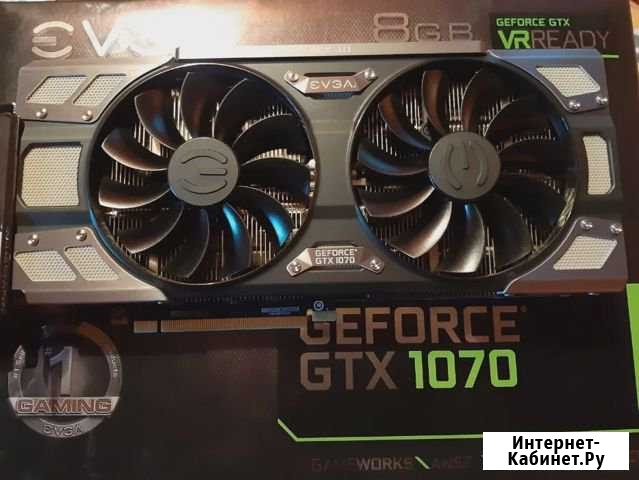 Evga GTX 1070 FTW gaming Кизема - изображение 1