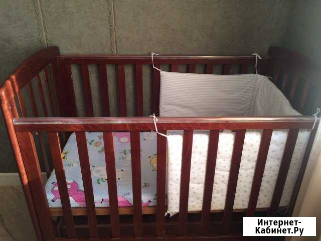 Кроватка детская, Гандылян+кокосовый матрац Смоленск - изображение 1