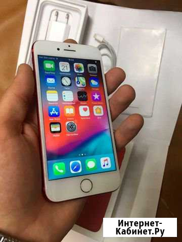 iPhone 7 на 128GB Product Red оригинальный Курск - изображение 1