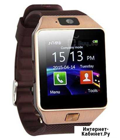 Умные часы - телефон Smart Watch DZ09 Новые Хабаровск - изображение 1