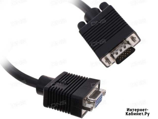 Кабель VGA 15M/15M с фильтрами, вилка - розетка Белгород - изображение 1