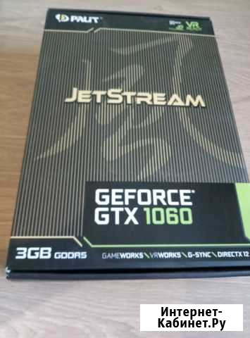Видеокарта Palit GTX 1060 JetStream 3Gb Мурино - изображение 1