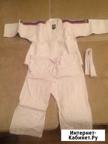 Кимоно для дзюдо Profi Judo. Цвет белый. Размер 12 Новосибирск - изображение 1