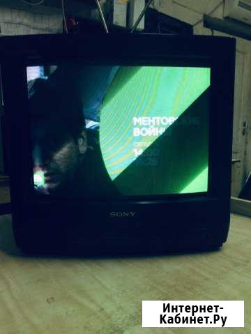 Продам телевизор Sony trinitron 14+ приставка цифр Кострома - изображение 1