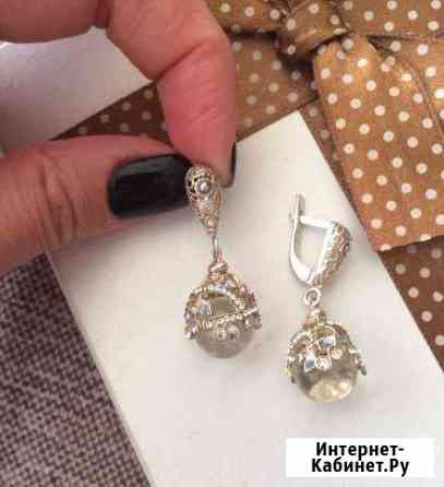 Серьги серебро новые(ручной работы) Владикавказ