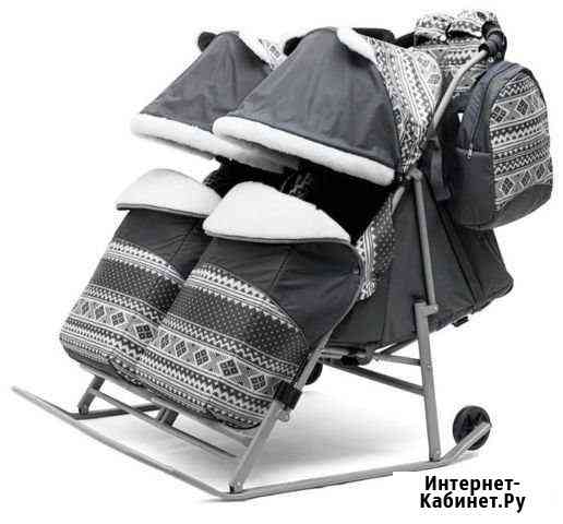 Санки для двойни ABC academy скандинавия 2DUO Вологда