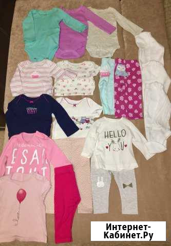 Одежда девочке 0-12 мес carters, mothercare, Gap Воронеж - изображение 1