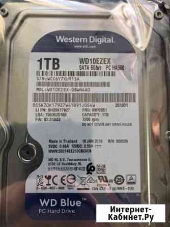 Новый жесткий диск 1тб WD10ezex Иркутск