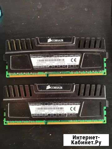 Corsair 2*4gb ddr3 1600mhz cl9 Новосибирск - изображение 1
