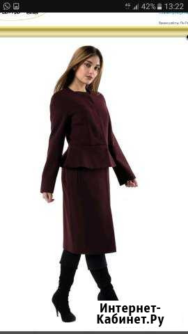 Элегантное пальто осень 48-50 размер новое Петропавловск-Камчатский - изображение 1
