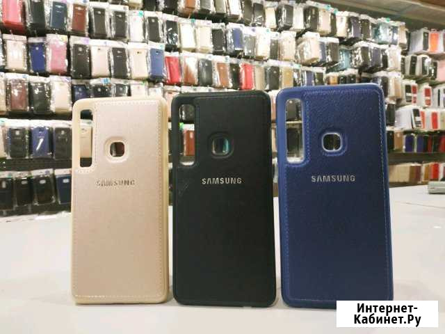 SAMSUNG А9 2018 чехол-бампер эко кожа Иркутск - изображение 1