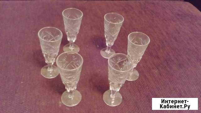 Хрустальные рюмки Набор 6 штук Юрга - изображение 1