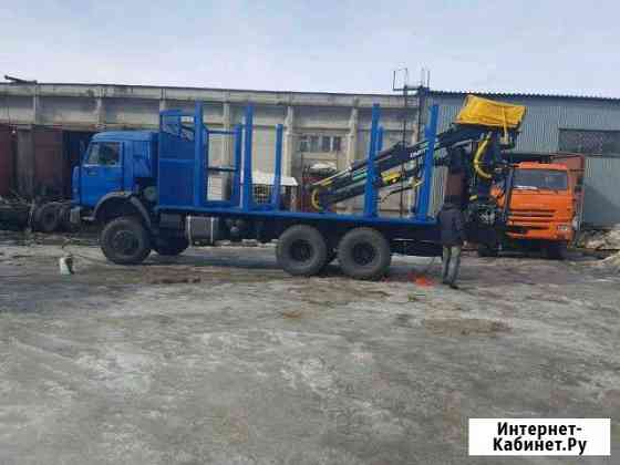 Лесовоз камаз 65111 с гму Иркутск