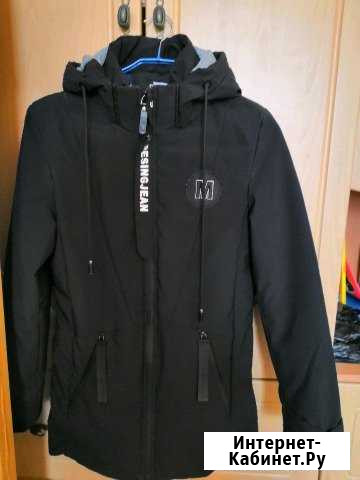 Куртка подростковая на парня, рост 164 демисезон Петропавловск-Камчатский - изображение 1